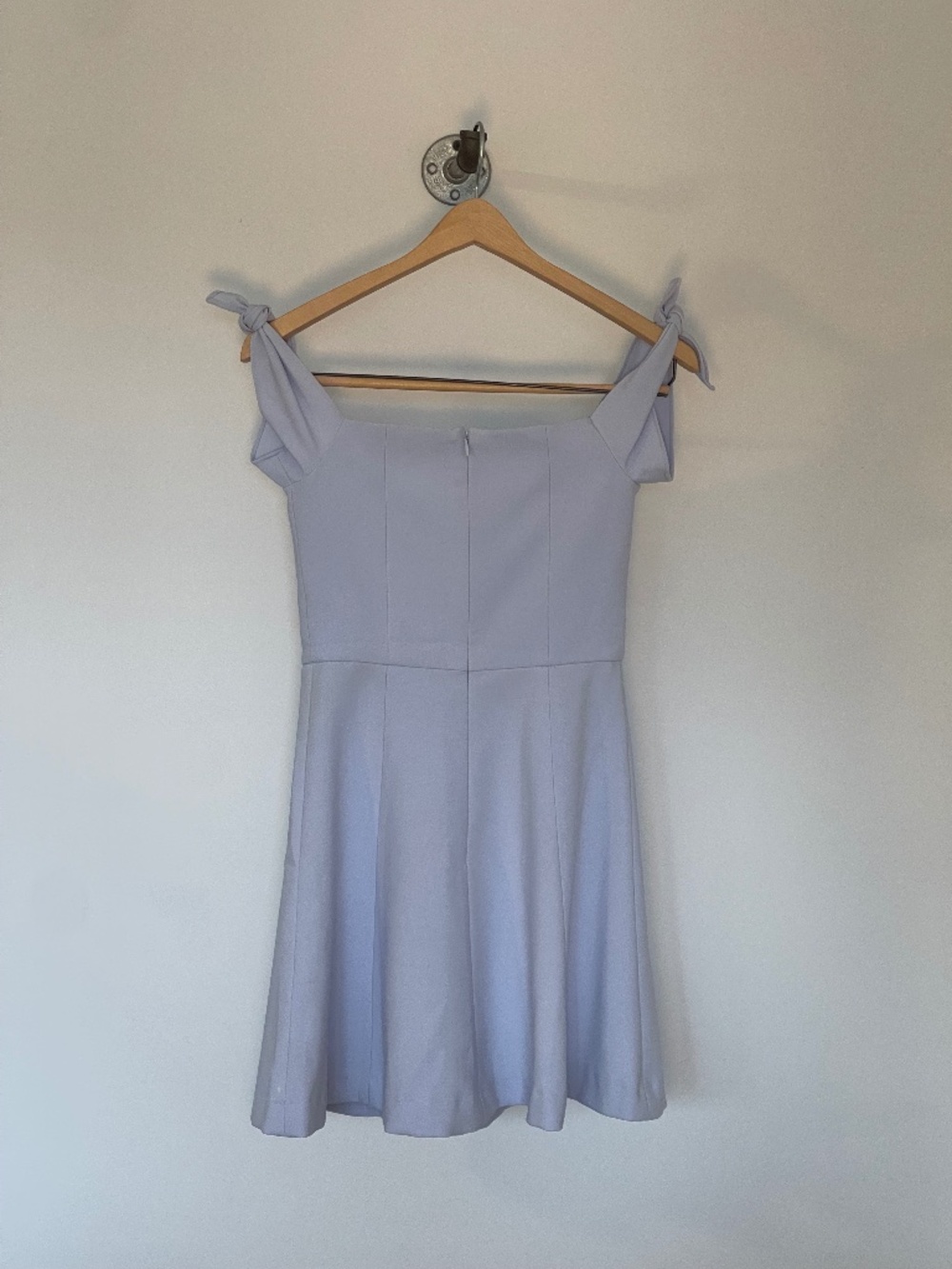 French Connection Lavender Off-Shoulder Mini Dress Sz 2